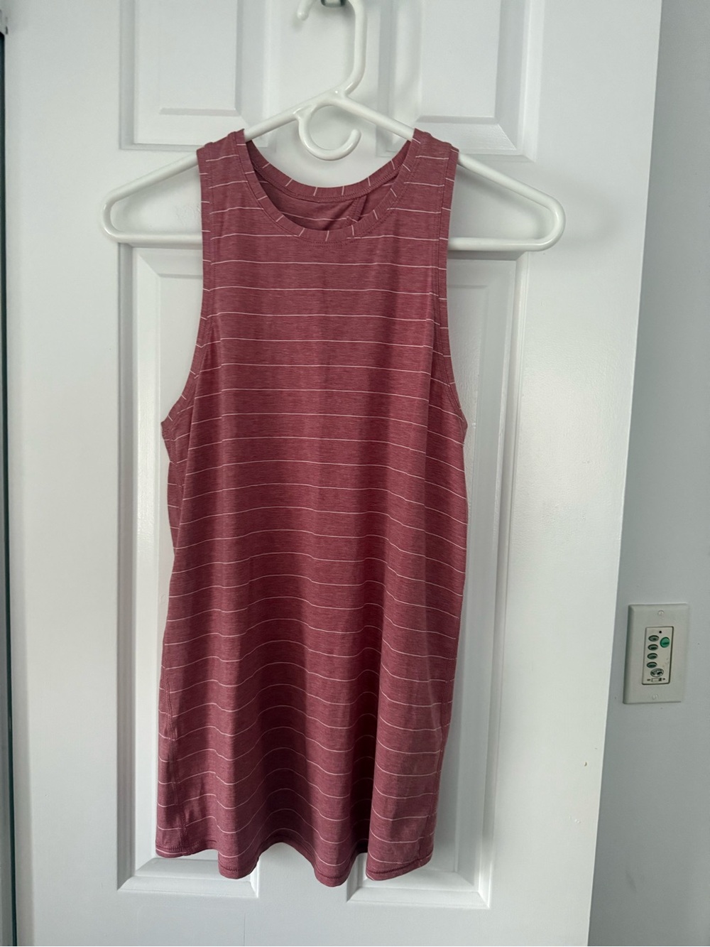 lululemon athletica Sleeveless Striped Tank - Dusty Rose